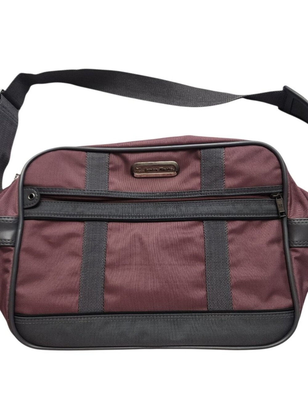 American Tourister Overnight Carry On Shoulder Bag Purple Small Luggage 15x10x5